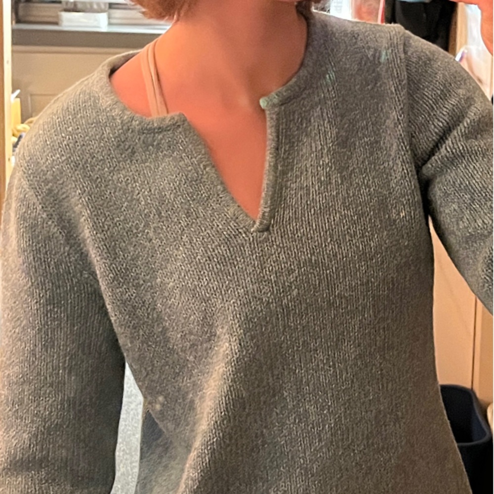 Cozy L.L. Bean Blue Women's Sweater